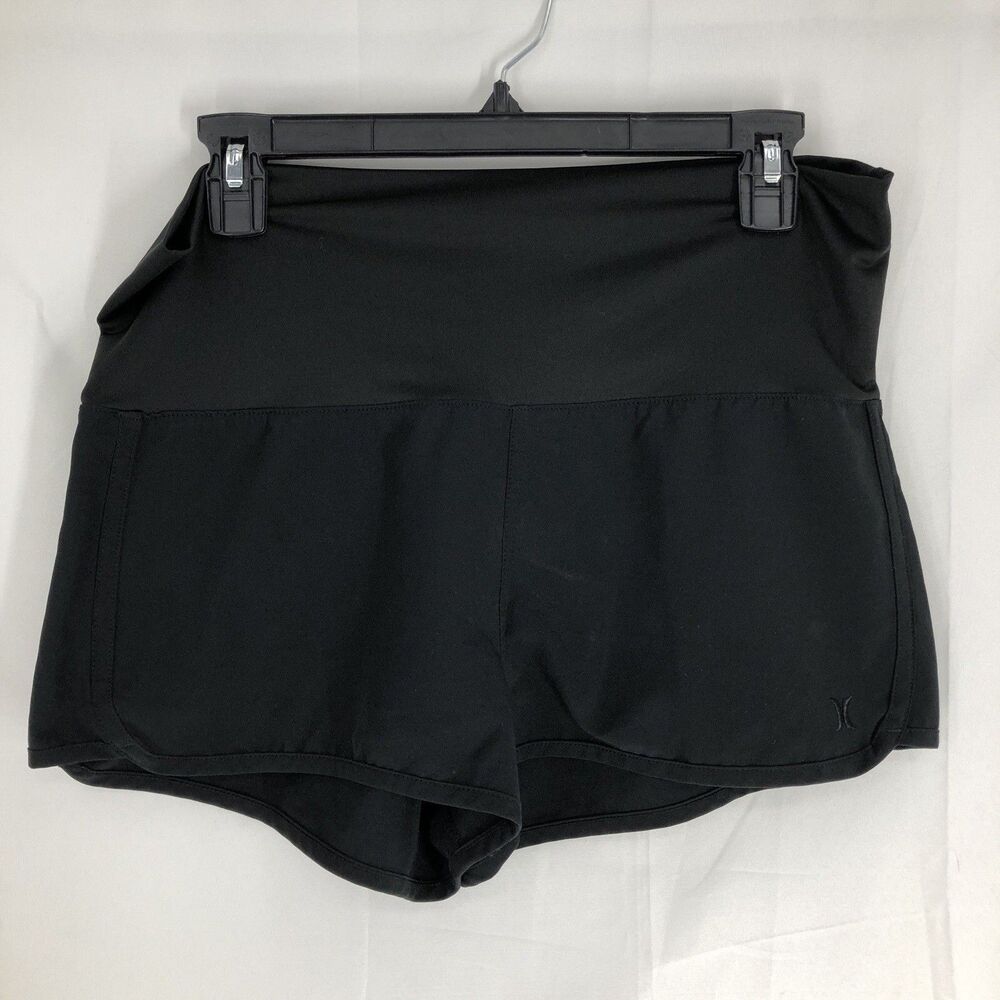 Black Hurley Athletic Running Biker Shorts Women's Size M